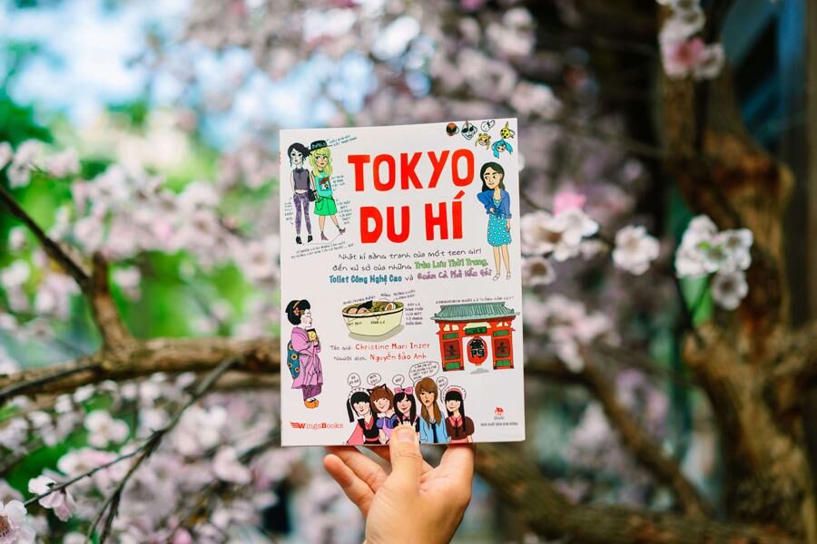 "Tokyo du hí" cuốn hút độc giả bởi những trải nghiệm độc đáo của tác giả Christine và những tranh minh họa sắc màu