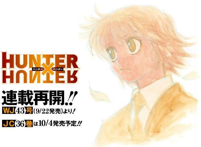 Hunter × Hunter chuẩn bị có tiếp các chương mới. Ảnh: Shueisha.