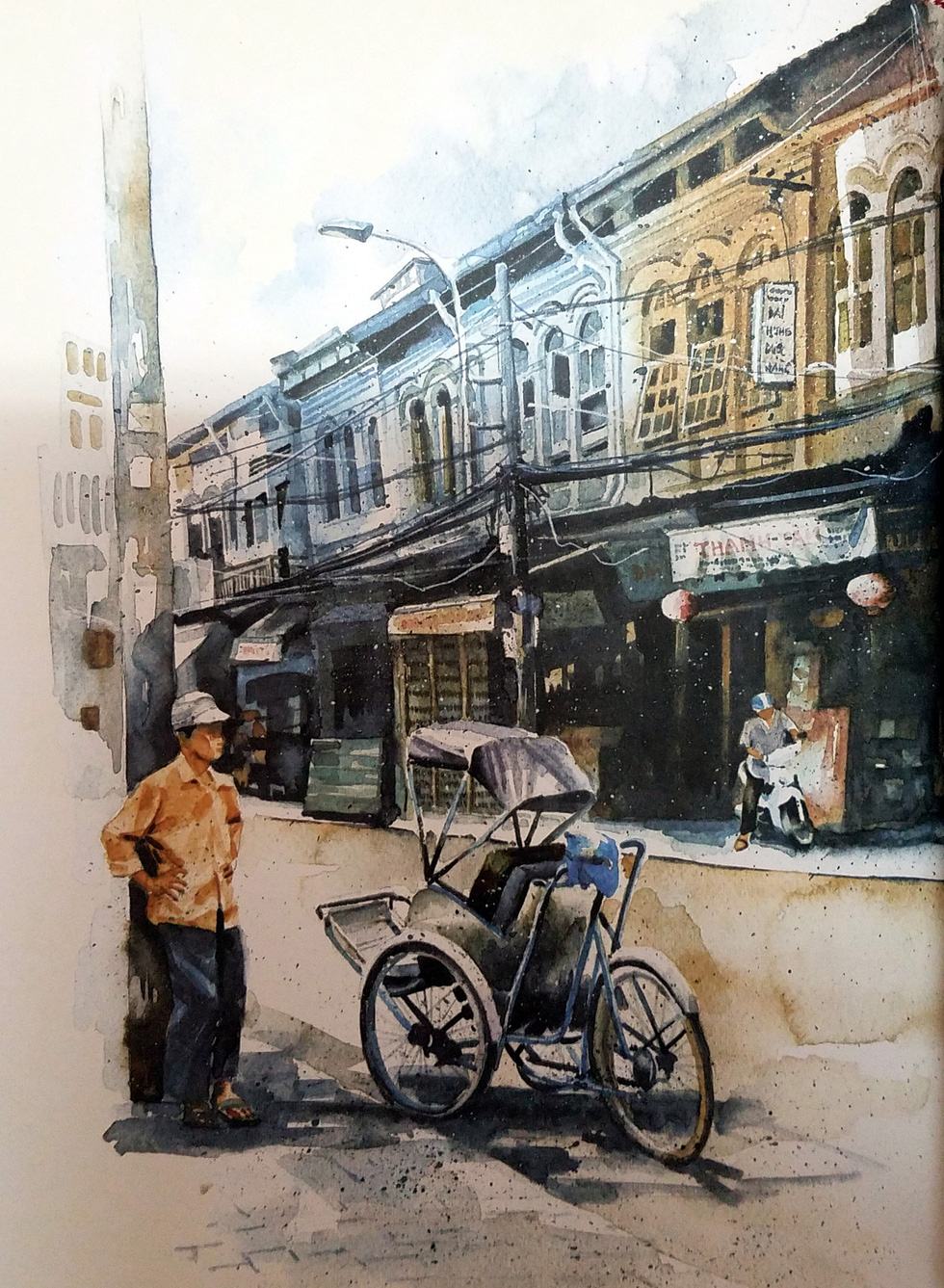 Dạo phố Sài Gòn qua tranh và ký họa của Phạm Công Tâm - Ảnh 9.