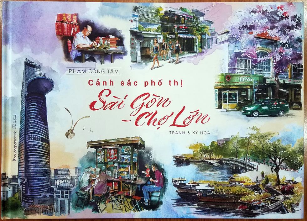 Dạo phố Sài Gòn qua tranh và ký họa của Phạm Công Tâm - Ảnh 1.