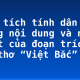 Phân tích tính dân tộc trong nội dung và nghệ thuật của đoạn trích bài thơ “Việt Bắc”