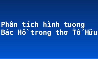 Phân tích hình tượng Bác Hồ trong thơ Tố Hữu