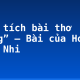 Phân tích bài thơ “Sóng” – Bài của Hoàng Thuỳ Nhi