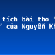 Phân tích bài thơ “Đất nước” của Nguyễn Khoa Điềm