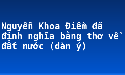 Nguyễn Khoa Điềm đã định nghĩa bằng thơ về đất nước (dàn ý)