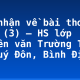 Cảm nhận về bài thơ “Đò Lèn” (3) – HS lớp chuyên văn Trường THPT Lê Quý Đôn, Bình Định