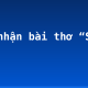 Cảm nhận bài thơ “Sóng” (2)