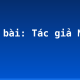 Soạn bài: Tác giả Nam Cao
