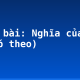 Soạn bài: Nghĩa của câu (tiếp theo)