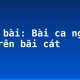 Soạn bài: Bài ca ngắn đi trên bãi cát