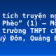 Phân tích truyện ngắn “Chí Phèo” (1) – Một HS giỏi trường THPT chuyên Lê Quý Đôn, Quảng Bình