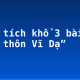 Phân tích khổ 3 bài thơ “Đây thôn Vĩ Dạ”