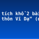 Phân tích khổ 2 bài thơ “Đây thôn Vĩ Dạ” (dàn ý)
