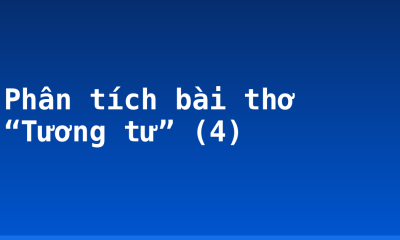 Phân tích bài thơ “Tương tư” (4)