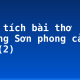 Phân tích bài thơ “Hương Sơn phong cảnh ca” (2)