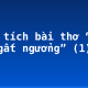 Phân tích bài thơ “Bài ca ngất ngưởng” (1)