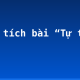Phân tích bài “Tự tình II”
