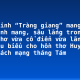 Chứng minh “Tràng giang” mang nỗi buồn mênh mang, sâu lắng trong giọng thơ vừa cổ điển vừa lãng mạn rất tiêu biểu cho hồn thơ Huy Cận trước Cách mạng tháng Tám