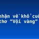 Cảm nhận về khổ cuối bài thơ “Vội vàng”