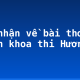 Cảm nhận về bài thơ “Vịnh khoa thi Hương”