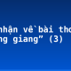 Cảm nhận về bài thơ “Tràng giang” (3)