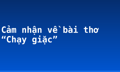 Cảm nhận về bài thơ “Chạy giặc”