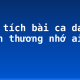 Phân tích bài ca dao “Khăn thương nhớ ai,…” (1)