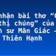 Cảm nhận bài thơ “Cáo tật thị chúng” của Thiền sư Mãn Giác – Sư thầy Thiên Hạnh