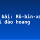 Soạn bài: Rô-bin-xơn ngoài đảo hoang