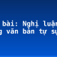 Soạn bài: Nghị luận trong văn bản tự sự