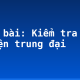 Soạn bài: Kiểm tra truyện trung đại
