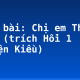 Soạn bài: Chị em Thuý Kiều (trích Hồi 1 Truyện Kiều)