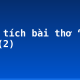 Phân tích bài thơ “Con cò” (2)