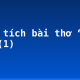 Phân tích bài thơ “Con cò” (1)