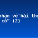 Cảm nhận về bài thơ “Con cò” (2)