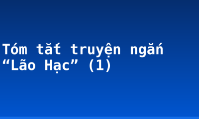 Tóm tắt truyện ngắn “Lão Hạc” (1)