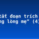 Tóm tắt đoạn trích “Trong lòng mẹ” (4)