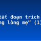 Tóm tắt đoạn trích “Trong lòng mẹ” (1)