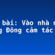 Soạn bài: Vào nhà ngục Quảng Đông cảm tác