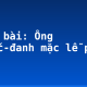 Soạn bài: Ông Giuốc-đanh mặc lễ phục