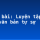 Soạn bài: Luyện tập tóm tắt văn bản tự sự