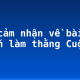 Nêu cảm nhận về bài thơ “Muốn làm thằng Cuội”