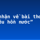Cảm nhận về bài thơ “Chiêu hồn nước”