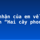 Cảm nhận của em về đoạn trích “Hai cây phong”