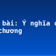 Soạn bài: Ý nghĩa của văn chương