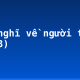 Cảm nghĩ về người thân: mẹ (3)