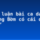 Bình luận bài ca dao “Thằng Bờm có cái quạt mo,…”