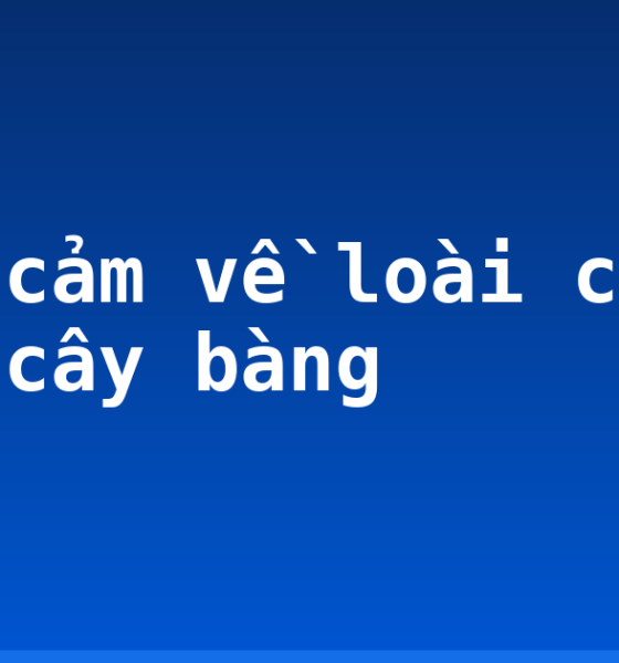 Biểu cảm về loài cây em yêu: cây bàng