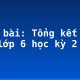 Soạn bài: Tổng kết phần văn lớp 6 học kỳ 2