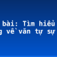 Soạn bài: Tìm hiểu chung về văn tự sự (1)